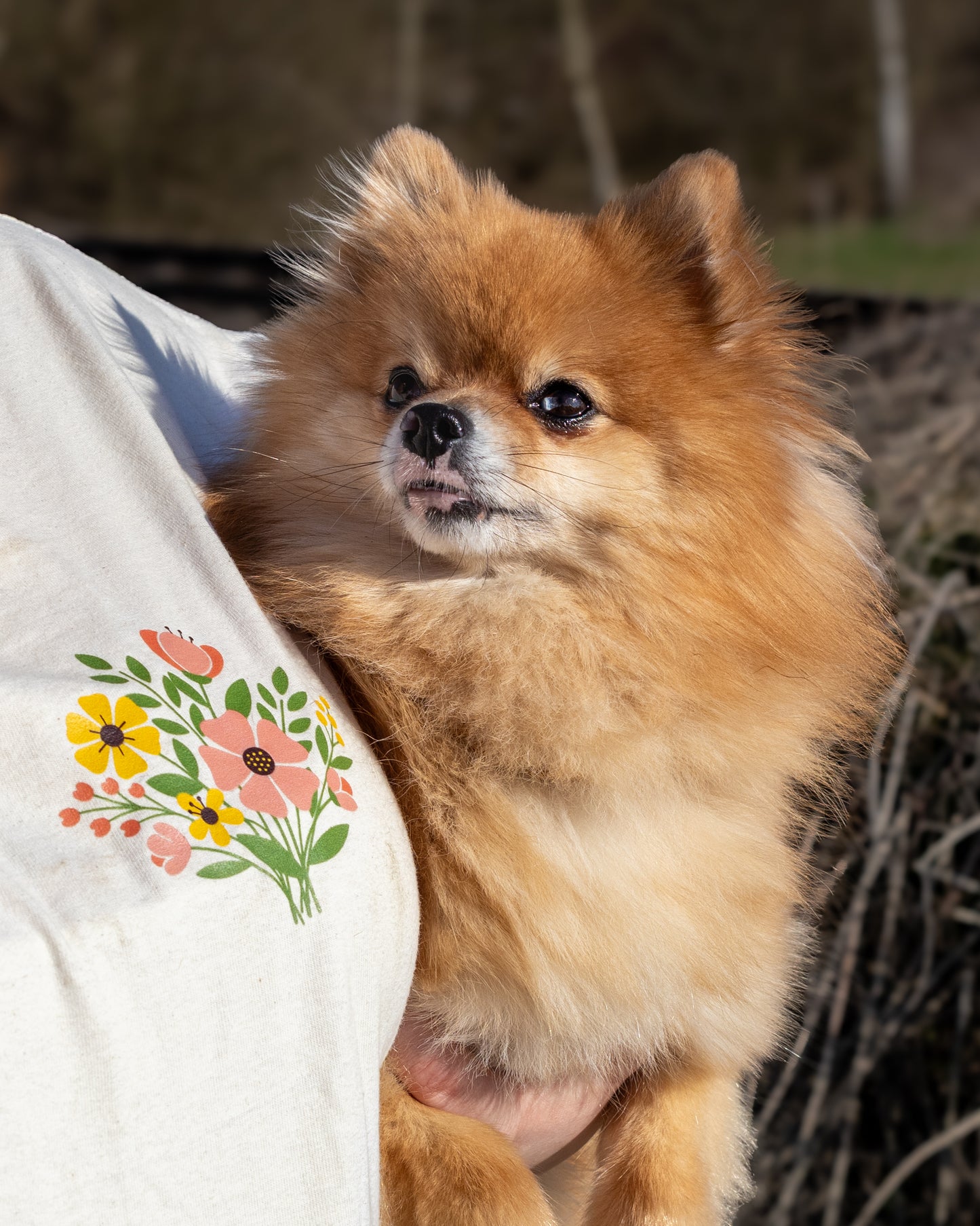 Frühlings Kollektion - Unisex T-Shirt - Spring Paws Flower Bowl Shirt