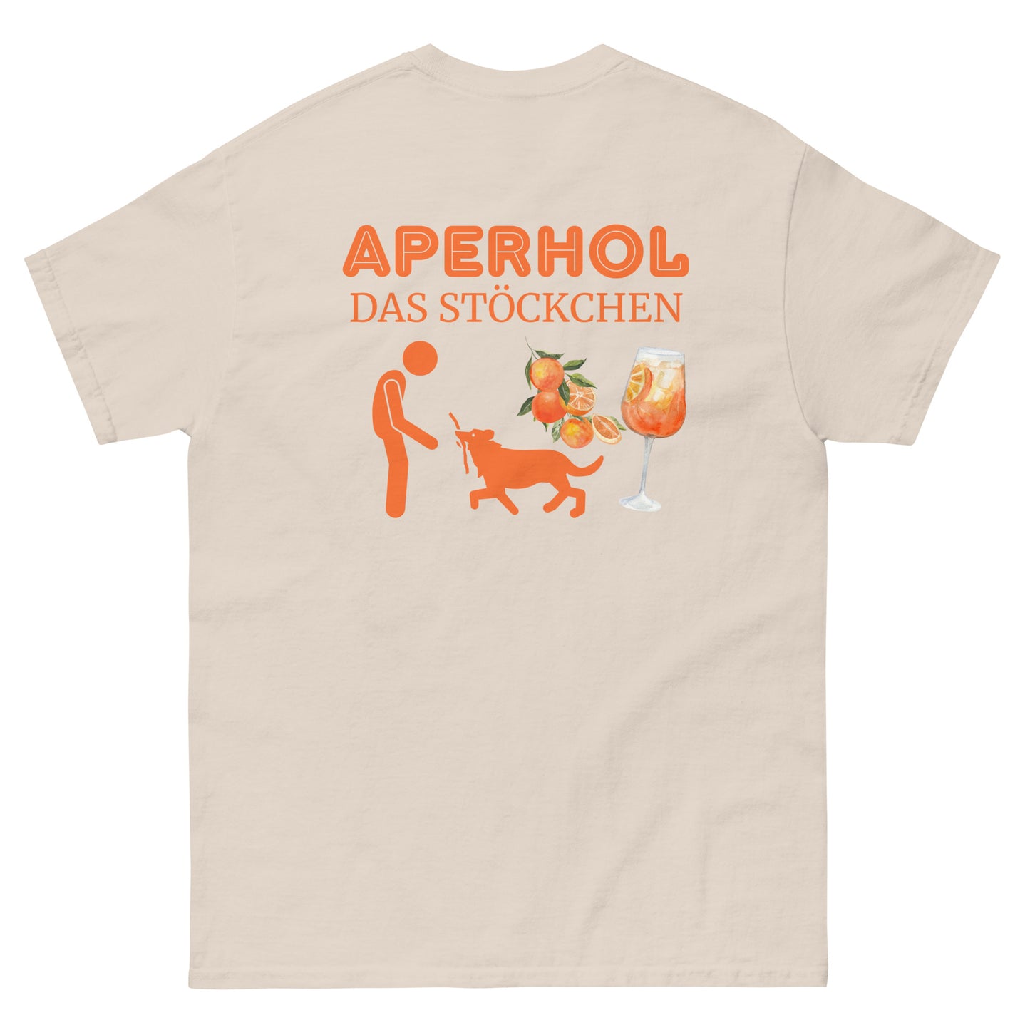 Unisex Sommer-Shirt - Aperhol das Stöckchen