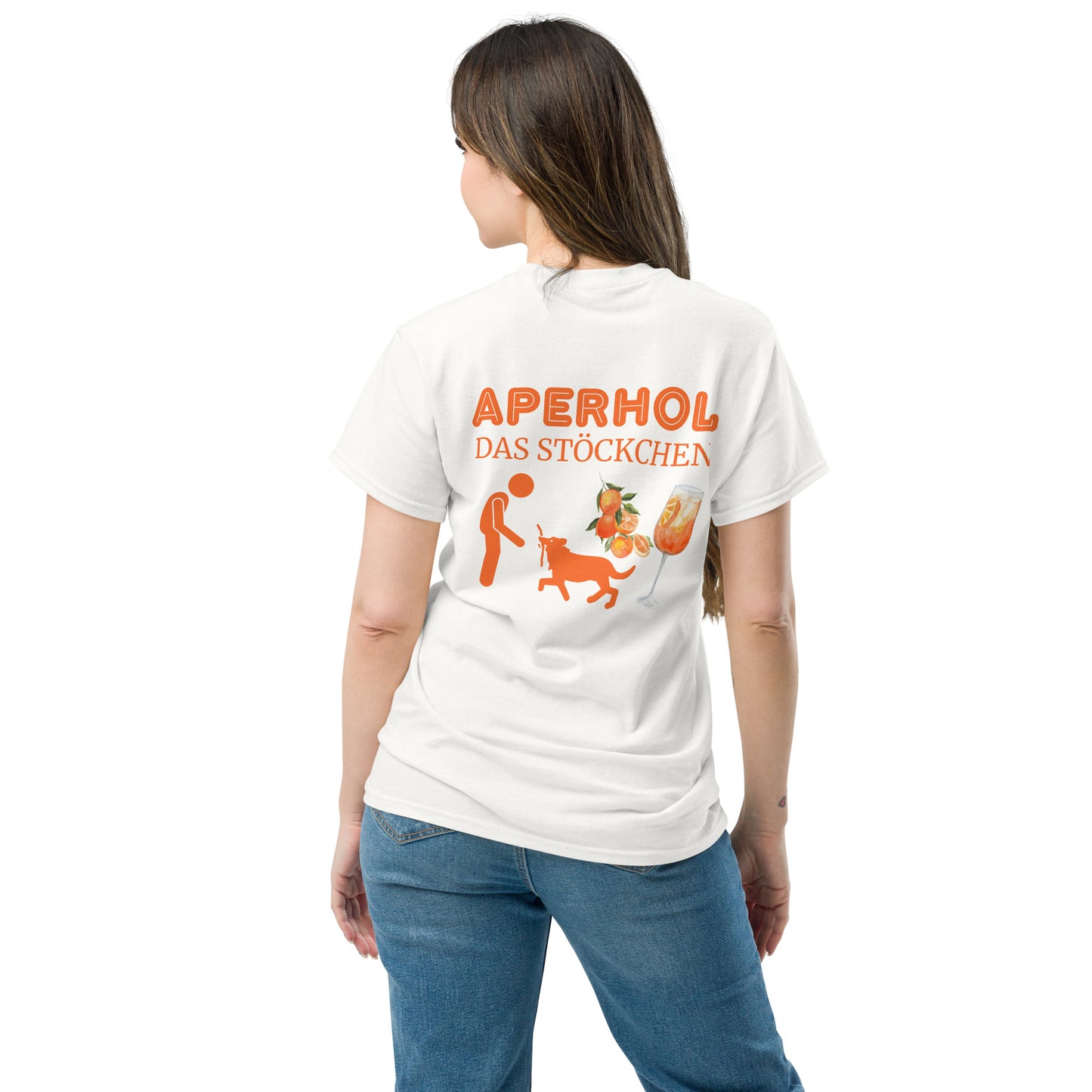 Unisex Sommer-Shirt - Aperhol das Stöckchen