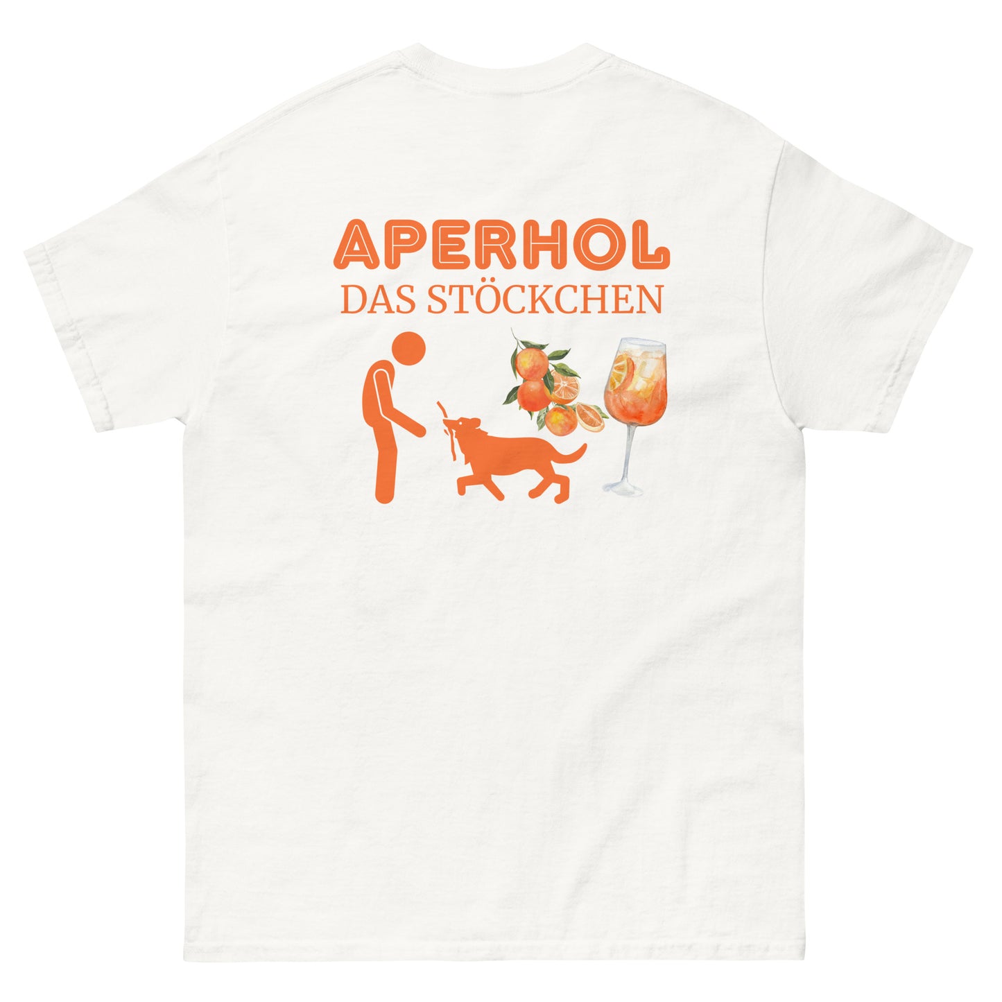 Unisex Sommer-Shirt - Aperhol das Stöckchen