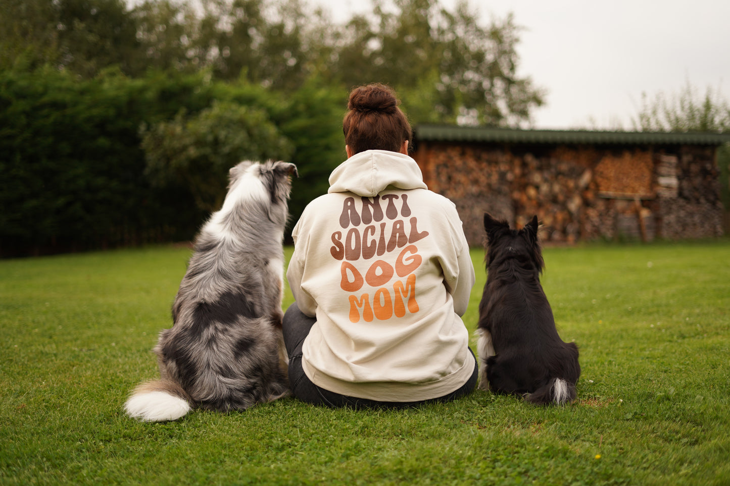 Hoodie - Anti Social Dog Mom