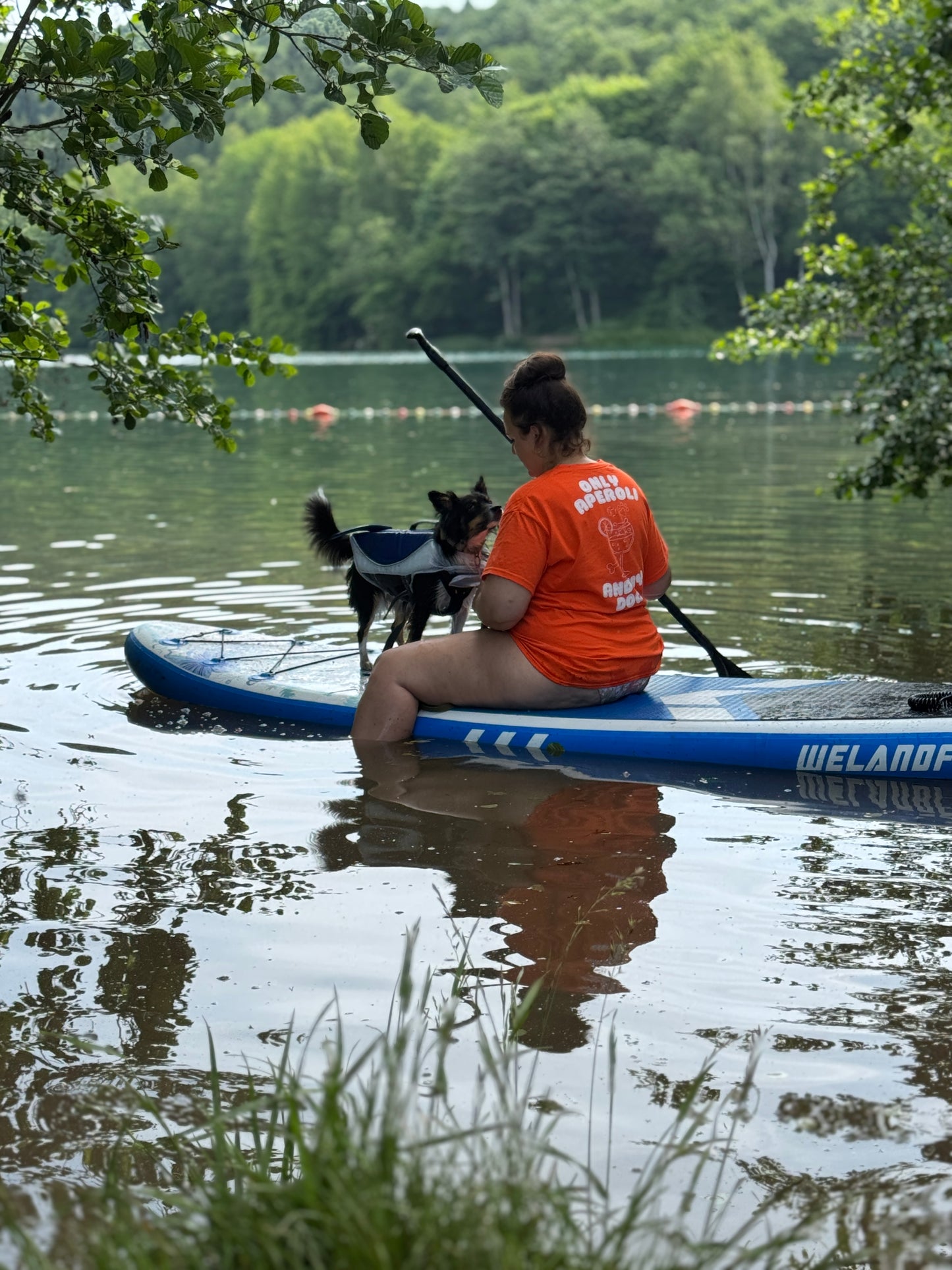 Unisex Sommer-Shirt - Only Aperoli and my dog