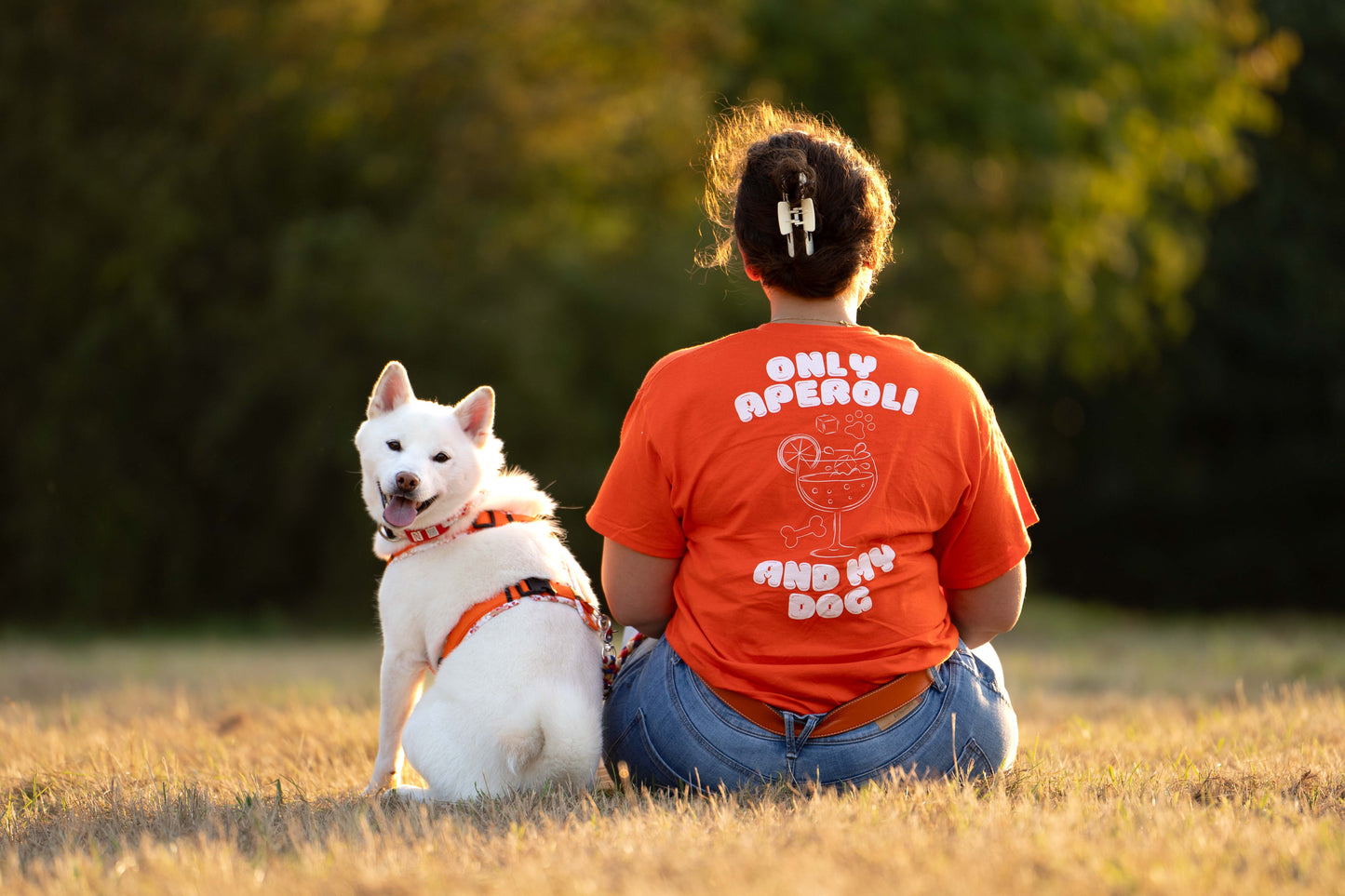 Unisex Sommer-Shirt - Only Aperoli and my dog