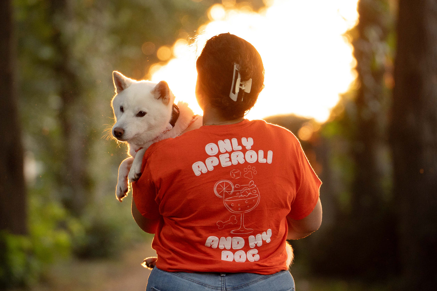 Unisex Sommer-Shirt - Only Aperoli and my dog