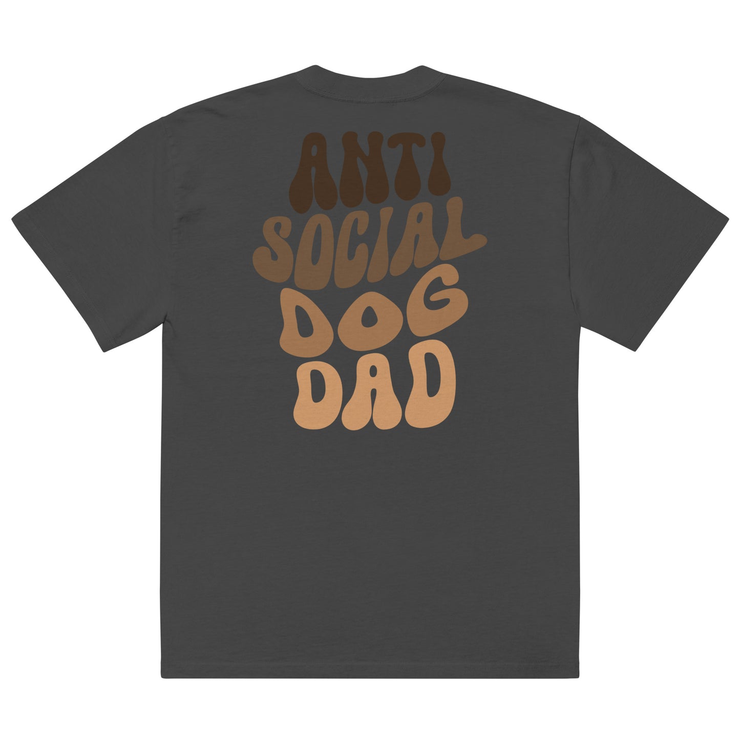 Premium Oversized T-Shirt - Anti Social Dog Dad