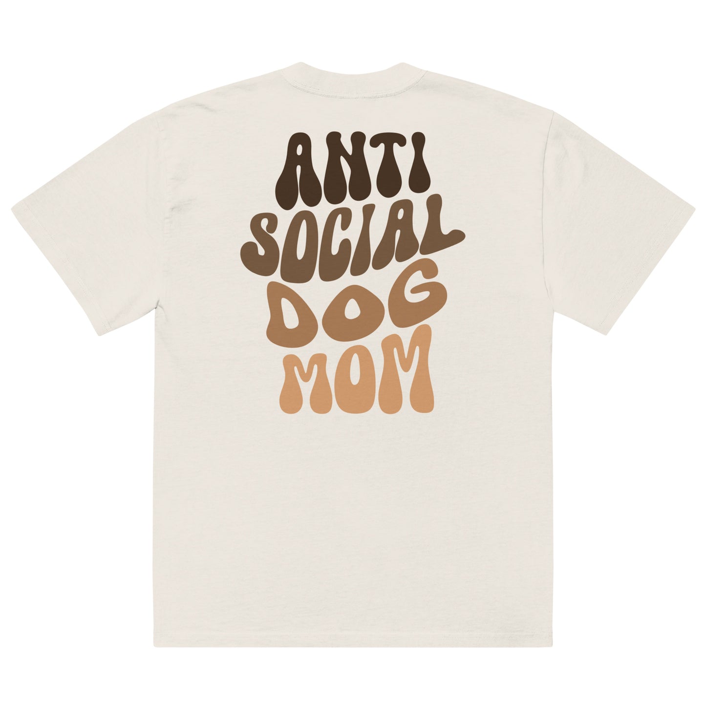 Premium Oversized T-Shirt - Anti Social Dog Mom