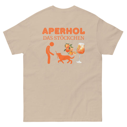 Unisex Sommer-Shirt - Aperhol das Stöckchen