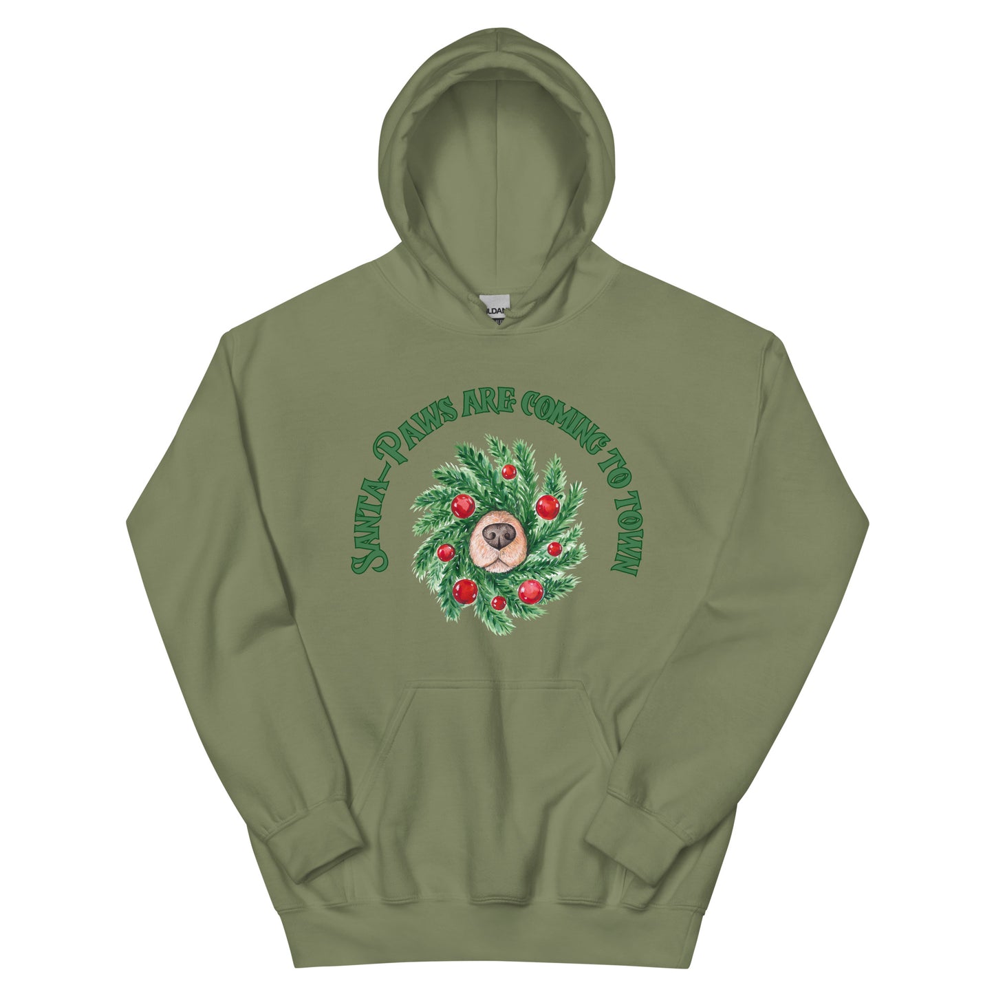 Unisex Hoodie - Santa Paws